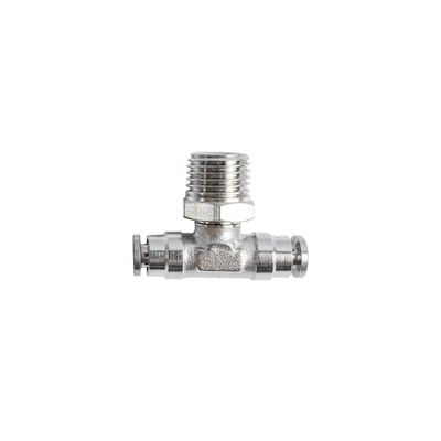 Metal Pu Fitting T-joint 4mm 1/4' M